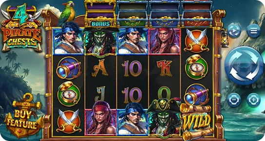 4 Pirate Chests 1